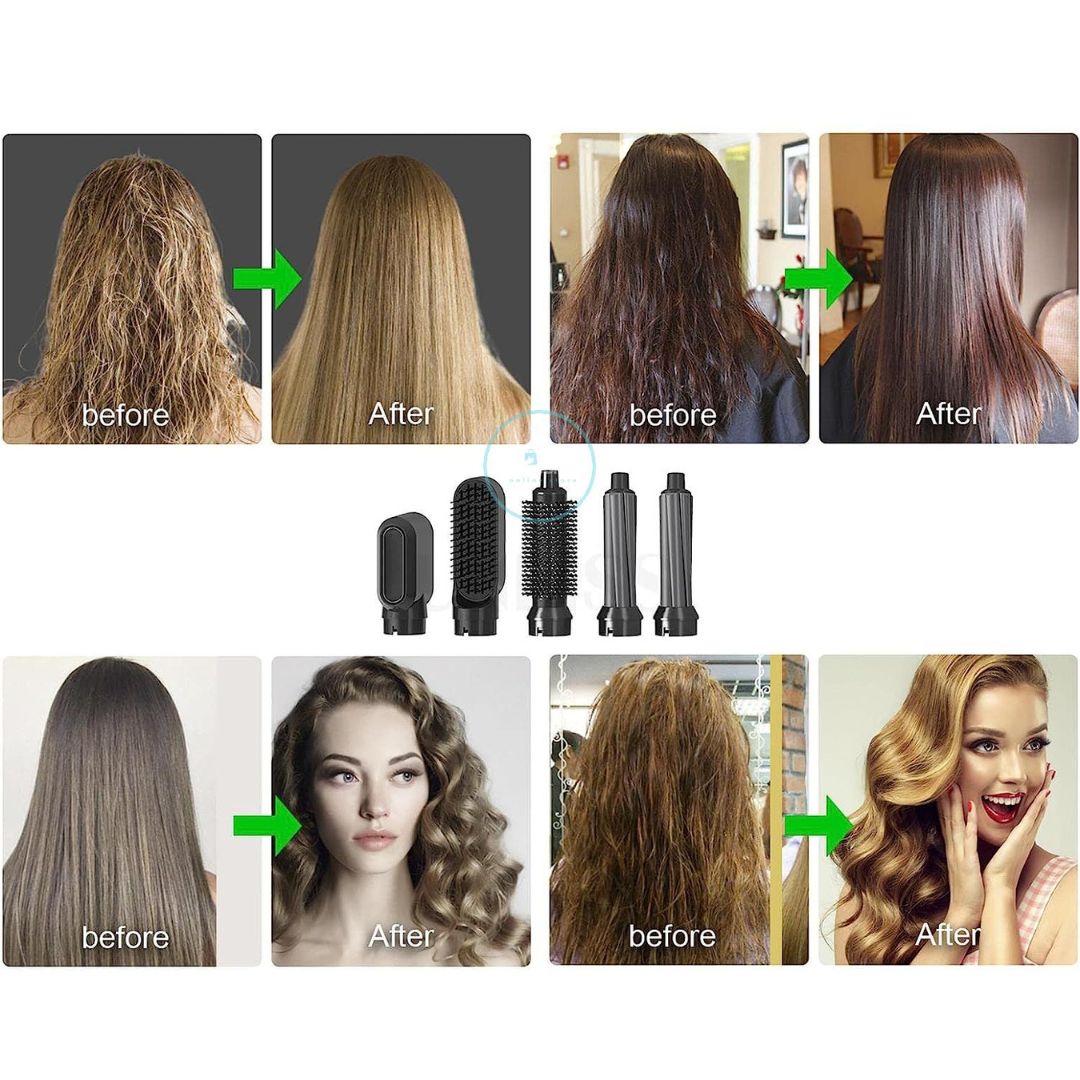 Styler per Capelli Multifunzione 5 in 1 - Per Onde, Ricci, Liscio e Asciugatura - Narah profumi